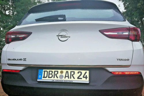 Opel Grandland X-chrome trim rear strip tailgate chrome strip