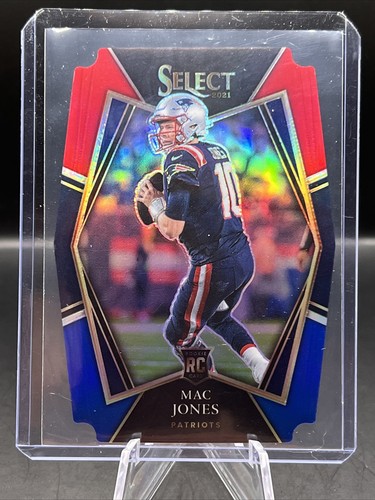 2021 Panini Select - MAC JONES ROOKIE RED BLUE DIE CUT PREMIER LEVEL #151 - Bild 2 von 3