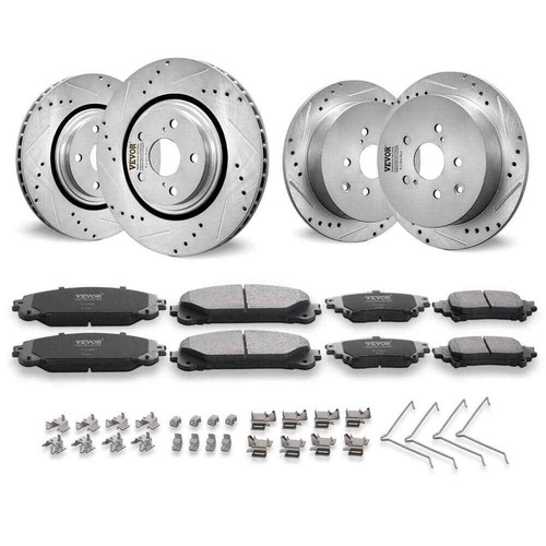 Front and Rear Brake Kit Compatible with Toyota Sienna,Highlander,Lexus RX350,RX