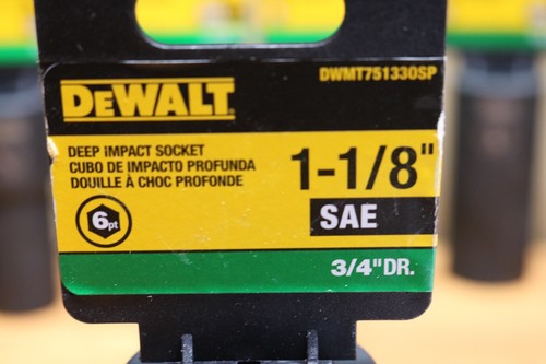 Dewalt 3/4" Schraubenschlüssel Steckschlüssel 6pt SAE AF imperial 3/4" bis 1 1/12" schwer D - Bild 21 von 26