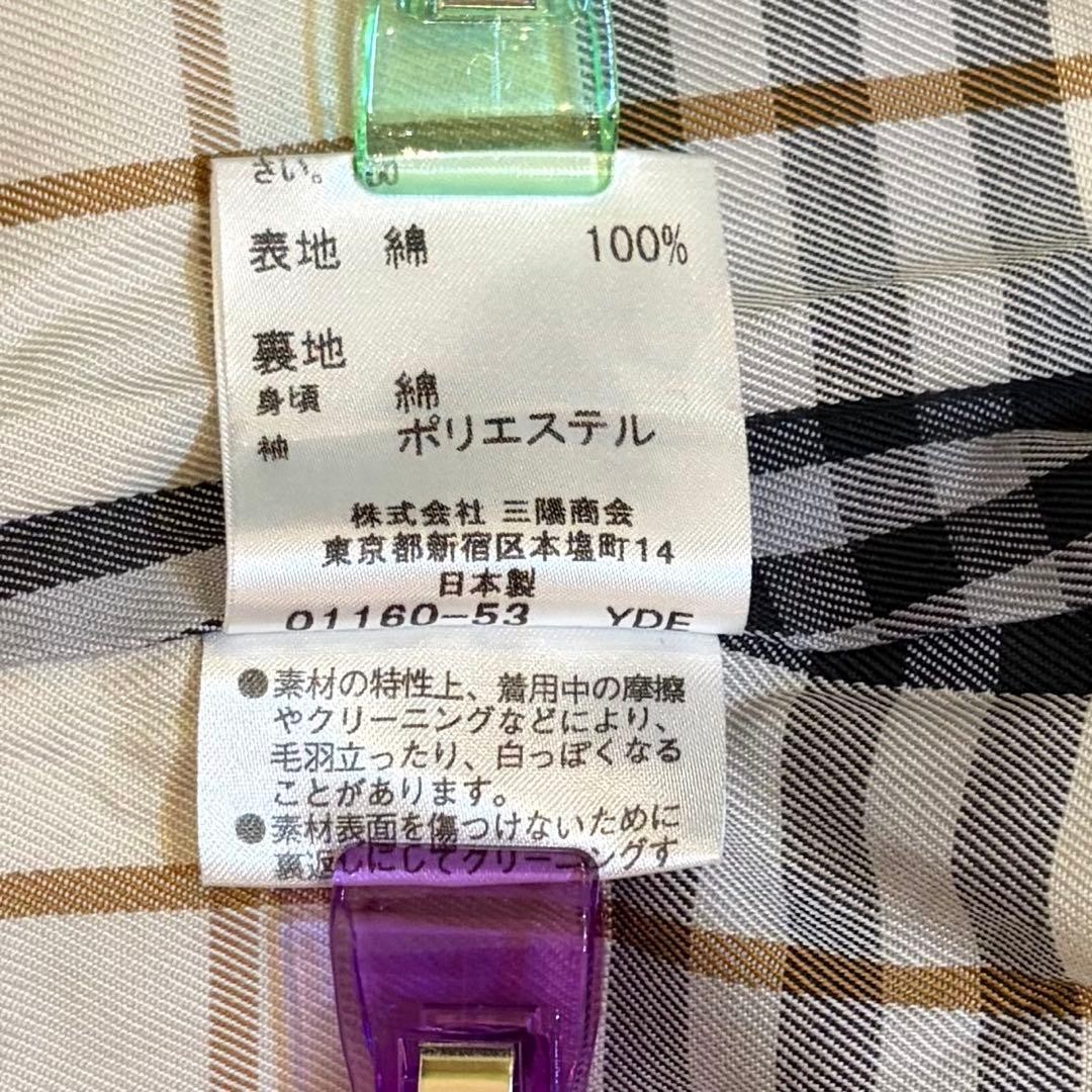 BURBERRY BLUE LABEL Trench Coat Women 36 Light Beige Nova Check Liner Excellent thumbnail 9