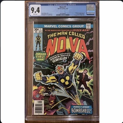 The Man Called NOVA (1976) - Set #1,2,3 CGC 9.4,9.2 White Pages 1st App of NOVA