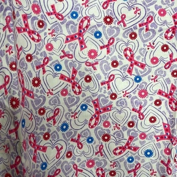 NWT Beverly Hills Uniforms Scrubs 3X PLUS SIZE Breast Cancer - Image 2 of 4