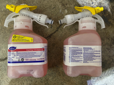 2x 1.5 liters Diversey Final Step 512 Sanitizer Cleaner Disinfectant 5756116