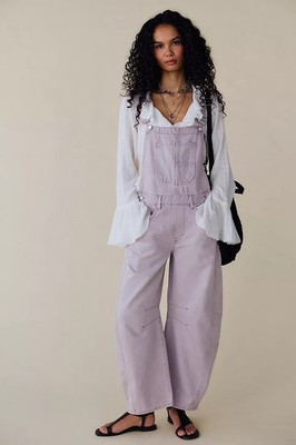 Free People - We The Free Good Luck Barrel Overalls NWT