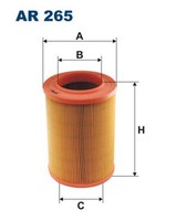 Filtron Luftfilter AR 265 Filtereinsatz FüR VW 7DB Transporter 70C 70B 70J 7DK