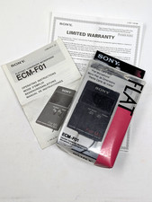 Vintage Sony ECM-F01 Boundary Microphone Complete In Box CIB - Tested  Working