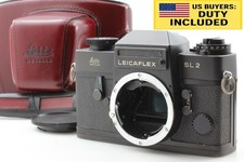 Meter Works N MINT Leica Leicaflex SL2 SLR 35mm Film Camera Black Body JAPAN