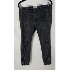 Nili Lotan cargo cropped jogger military pants women 6 111/88 80NL gray