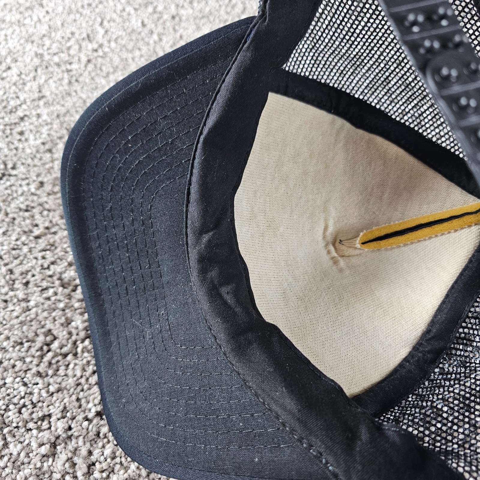 Vintage Harley Davidson Hat Cap Snap Trucker Mesh 80s Puff Graphic Eagle Flags