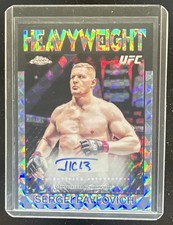 2026 Topps Chrome UFC Sergei Pavlovich 1986 Signatures Geometric Auto #86S-SP