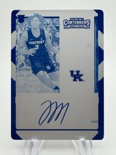 2020 Contenders Draft Picks TYRESE MAXEY Rookie Printing Plate Auto 1/1 #68