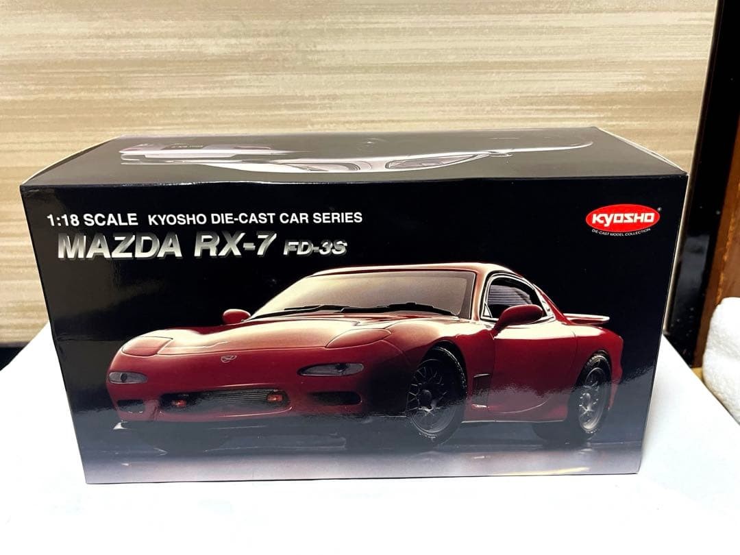 Kyosho Mazda RX7 FD3S 1/18 Model Car Red Japan Ver JDM Rare