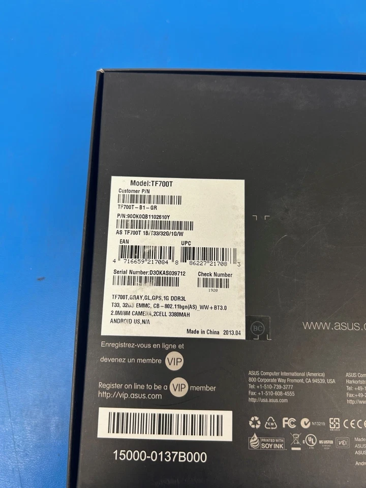 ASUS Transformer Pad Infinity (TF700T)  32gb - Image 3 of 3