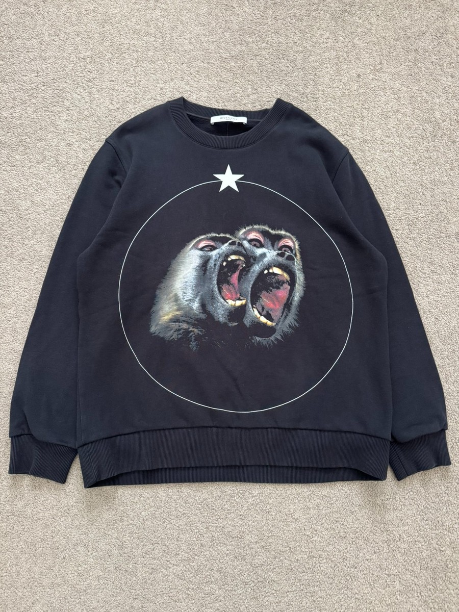 FW15 Givenchy by Riccardo Tisci Monkey Brothers Sweatshirt Size
