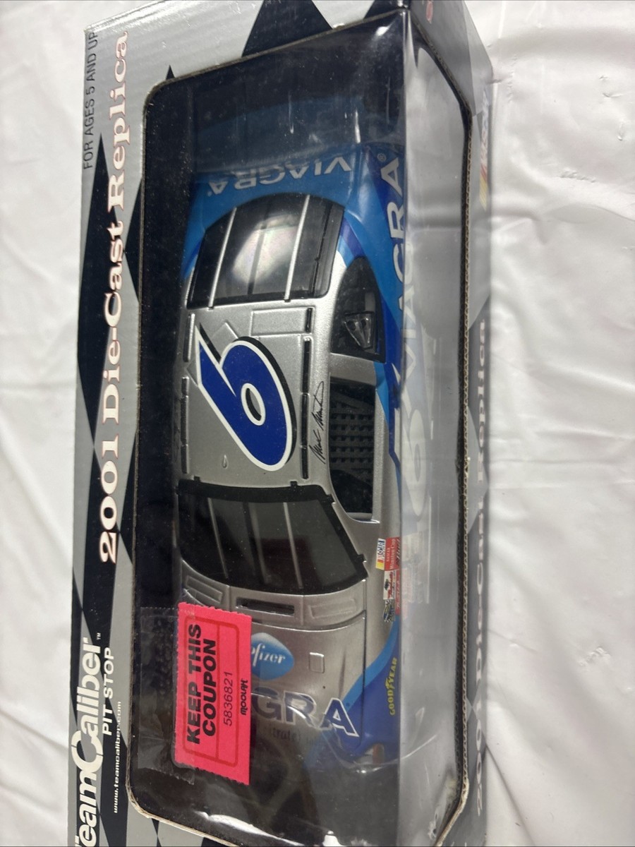 Nascar #6 Mark Martin Team Caliber Owner's 2001 Viagra Taurus 1/24