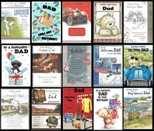 DAD QUALITY BIRTHDAY CARD Great choice of Designs Cute and Traditional