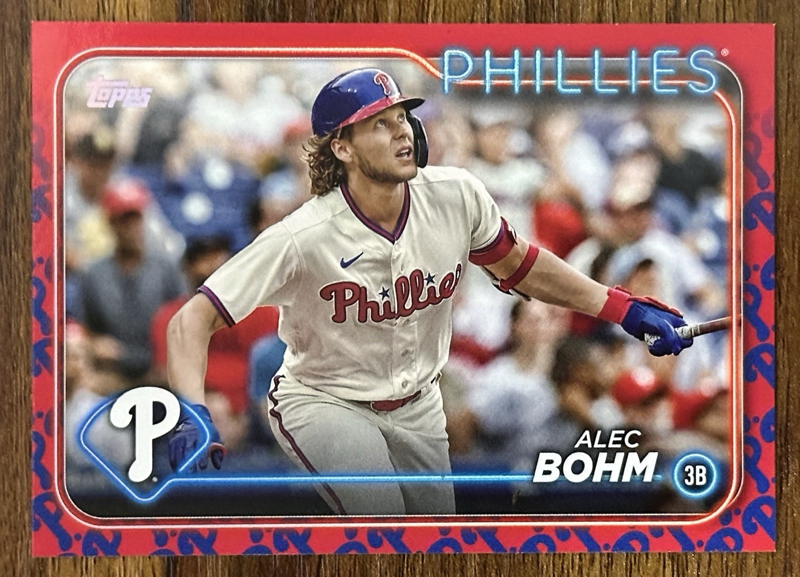 2024 Topps #266 Alec Bohm Team Color Border SP Philadelphia Phillies