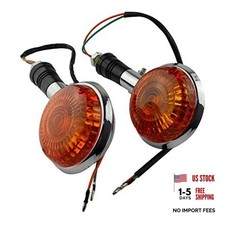 Motorcycle Turn Signal Lights - Universal Rear Indicator Replacement for