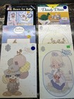 Lot Of 6 Baby Children Cross Stitch Books Precious Moments, Bears, Dinosaurs — photo 1