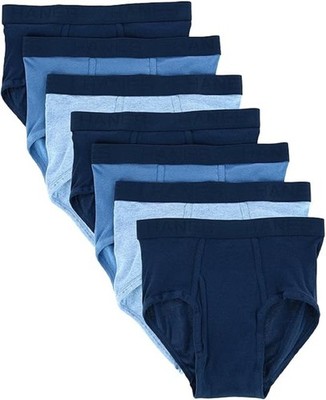 HANES Best Men's Briefs, 8 Pack, Cool & Breathable Cotton Underwear BLUE (S)