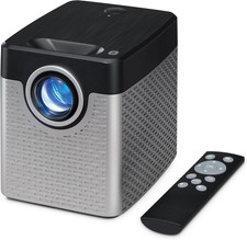 720P Vertical Projector with Bluetooth Transmitter, Silver/Black, PJ504S
