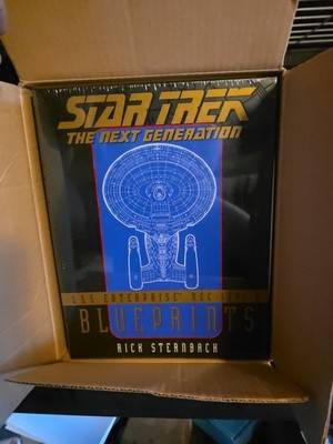 Star Trek The Next Generation USS ENTERPRISE NCC 1701-D BLUE PRINTS SEALED