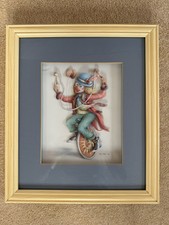 Vintage Decoupage 3D Artwork Rob Pohl Art in Box Frame