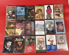 Lot of 18 Christmas Cassette Tapes Various Artists