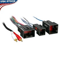 Aftermarket Radio Wire Harness Oem Amp Integration Ford Lincoln Mercury 86-00 Us