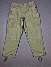 Tru Spec BDU Pants Mens 35.32.5 Military Green Cargo Pockets Ripstop Relaxed Fit