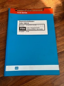 VW Reparatur Leitfaden Polo 1982 4 ZYL. VERGASERMOTOR TASSENSTÖ?EL MECHA 10/1990
