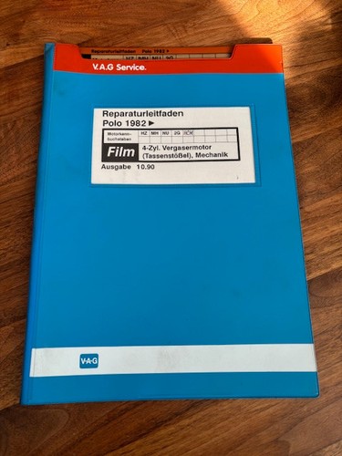 VW Reparatur Leitfaden Polo 1982 4 ZYL. VERGASERMOTOR TASSENSTÖ?EL MECHA 10/1990