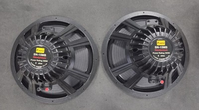 EIN PAAR P-Audio SN-15MB 15'' Neo Tiefmitteltöner