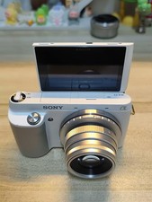 Sony NEX-F3 16.1MP Mirroless Digital Camera Body W/ 35mm f/1.6 MF Lens white