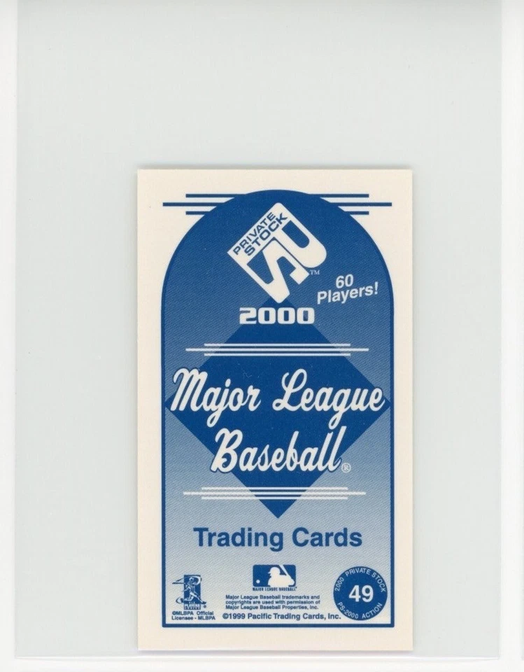 2000 Pacific Private Stock #49 Barry Bonds PS-2000 San Francisco Giants - Image 2 of 2