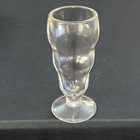 Mid Century Soda Fountain Milkshake Glass 8" Tall Vintage — photo 1