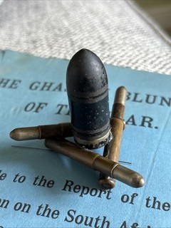 Rare Trench Art Travelling Ink Well WW1