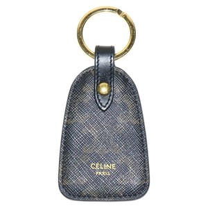 ♡ CELINE ♡ Vintage ♡ unisex Keyring Vintage Celine Keyring - Gold Keychain - 1980s Bag Charm