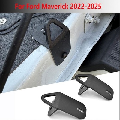 2pcs Tailgate Tie Down Hooks Cargo Bed Anchor Rings Trim For Ford Maverick 22-25