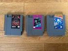 NES 3 Game Combo Pack. Swords & Serpents, Magmax & To The Earth. Tested!