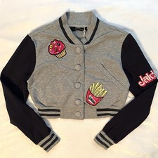 Monnalisa Jakioo Girls Cropped Varsity Jacket...