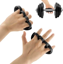 Anti-Slip Workout Grips: New Rubber Gym Grips Deadlifts Palm Protection Gloves f