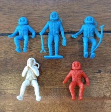 Marx, Tim-Mee, MPC etc. Vintage Astronaut SPACE  Playset Figures