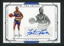 2020-21 FAT LEVER 85/99 AUTO PANINI NATIONAL TREASURES NBA GREATS AUTOGRAPHS