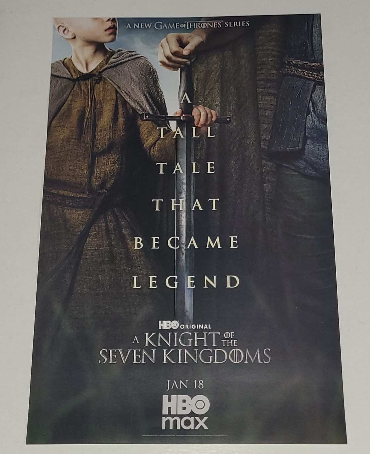 Póster/impresión NYCC 2025 Juego de Tronos: Un Caballero de los Siete Reinos 11 X 17