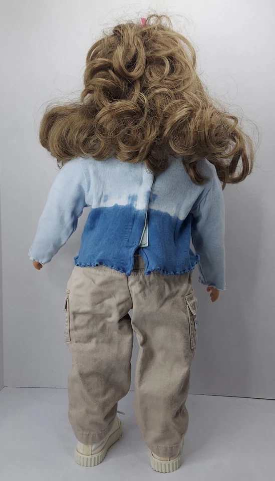 MY TWINN doll Audrey face Light Brown hair blue eyes 1997 Body 1999 Freckles - Image 2 of 4