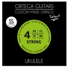 Ortega Guitars - Select - Concert Ukulele Strings - Clear Nylon Set UKS-CC 