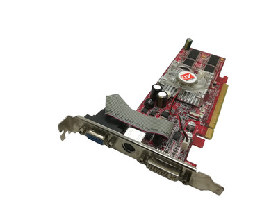 CLUB 3D RADEON X300/X550 256MB SDRAM PCI-E GRAFIKKARTE VGA DVI S-VIDEO #GK13442