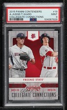 2015 Contenders Collegiate Connections Aaron Judge Taylor Ward PSA 9 MINT 0e2x